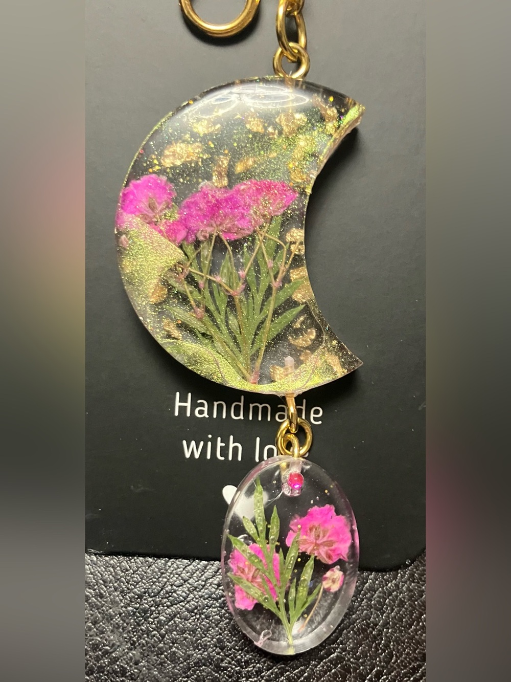 Handcrafted self love/ transformation charm
